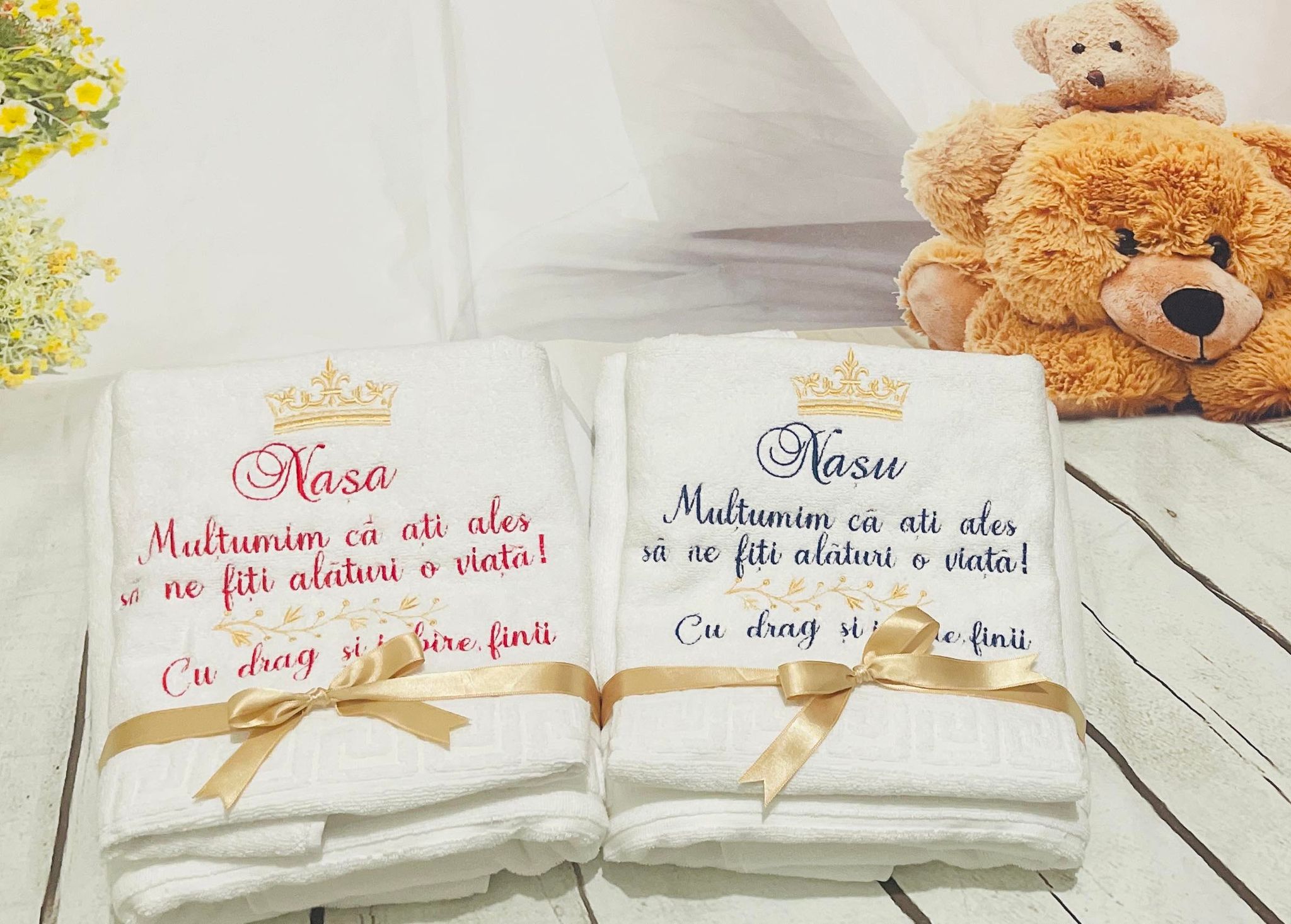 SET PROSOAPE PERSONALIZATE PENTRU NASII DE BOTEZ SI MOSI